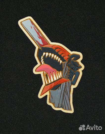 Деревянные значки аниме, мультфильмы, геншин