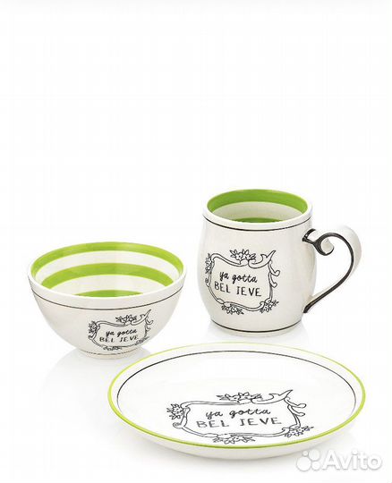 Кружка тарелка и чаша