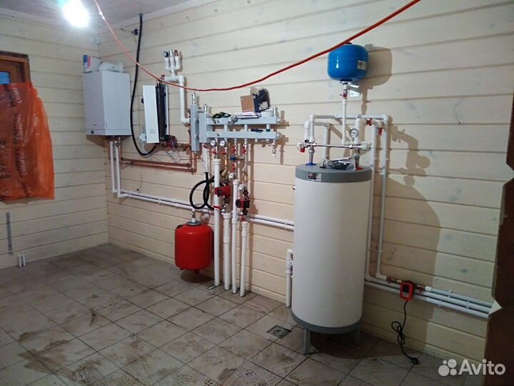 Монтаж отопления, теплый пол, котлы, бойлеры