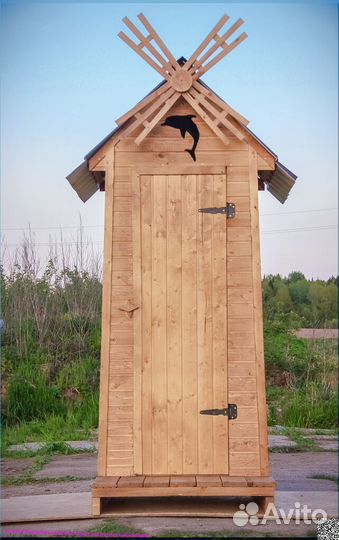 Уличный туалет с установкой