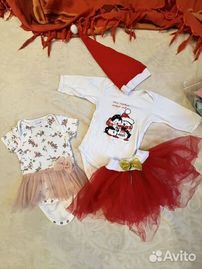Вещи пакетом от 6 месяцев до 1 года на девочку