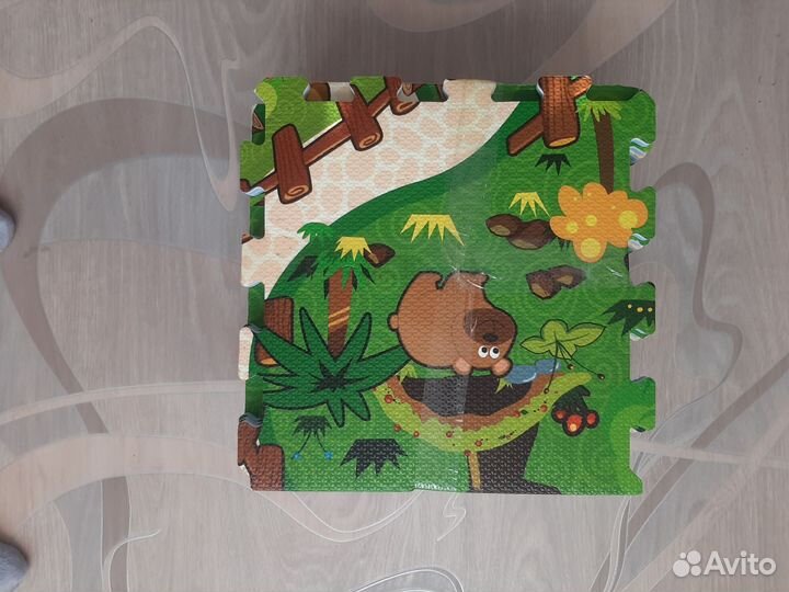 Детский коврик для ползания пазл