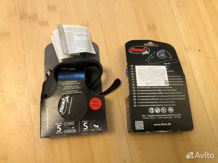 Поводок-рулетка Flexi 5 м (Германия) S 12 кг нов