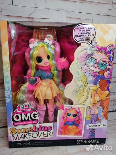 Кукла lol omg Sunshine Makeover Bubblegum DJ