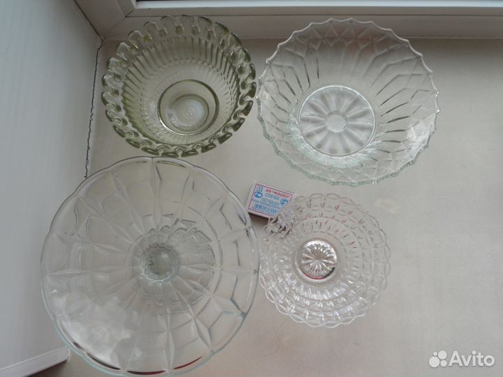 Хрусталь СССР(салатники,конфетницы,стопки)