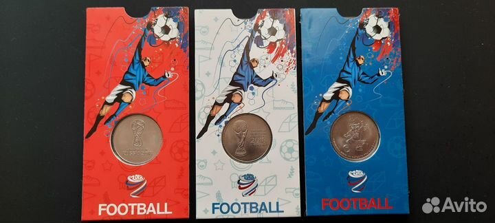 Монеты чм по футболу.фифа 2018г