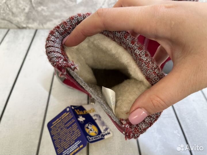 Новые валенки для девочки Котофей р 23