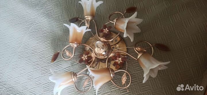 Люстра потолочная бу
