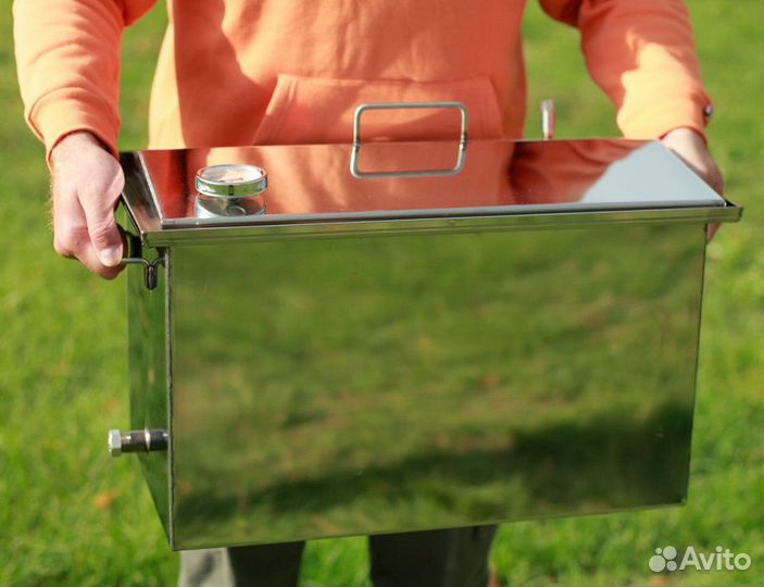 Коптильня с гидрозатвором