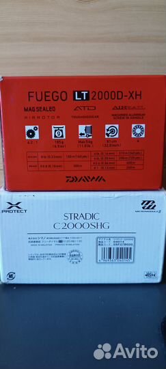 Продаю Шимано страдик 2000 и Дайва фуэго 2000 2000