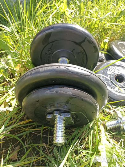 Гантели бу по 16.5 кг