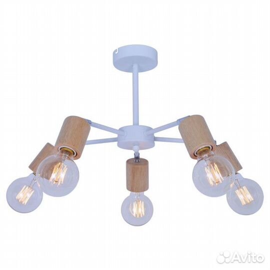 Люстра потолочная lamplandia Timber 5х60Вт Е27 мет