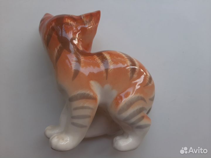 Фарфоровые статуэтки кот СССР