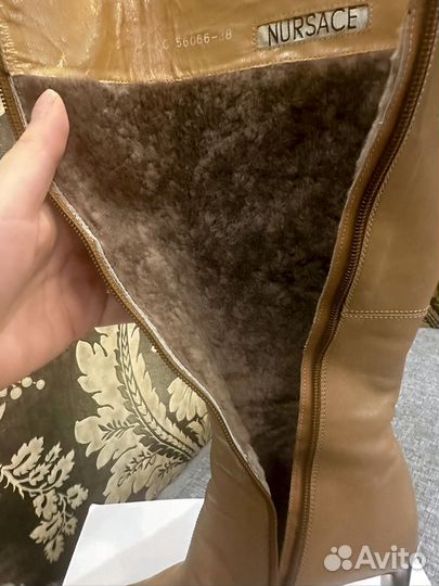 Сапоги женские натуральная кожа 38