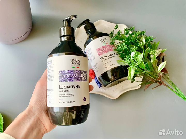 Новый шампунь и гель для душа 600 мл