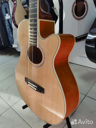Фольковая гитара homage LF-401C-N в наличии