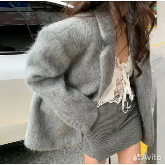 Пиджак пальто шерстяной блейзер