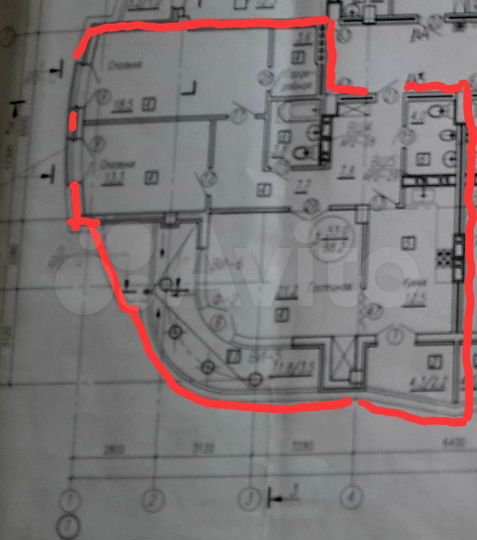 3-к. квартира, 93 м², 12/12 эт.