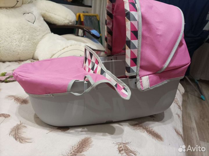 Коляска для кукол smoby 3в1