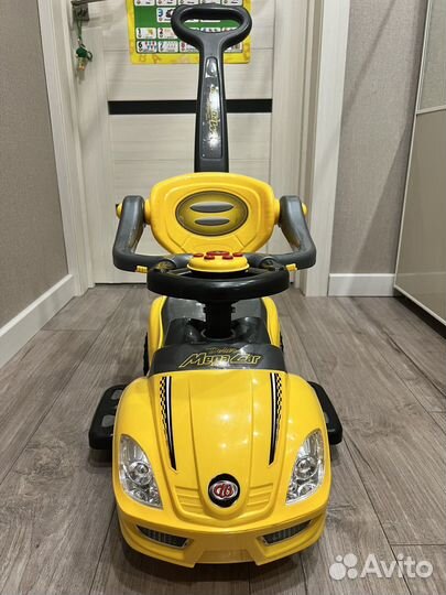 Машинка каталка Baby Go толокар с ручкой