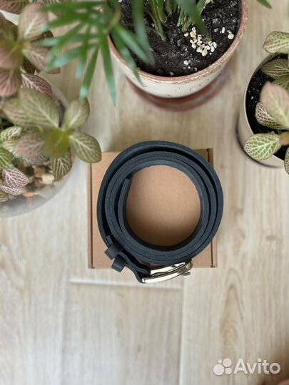 Мужской кожаный ремень ручной работы