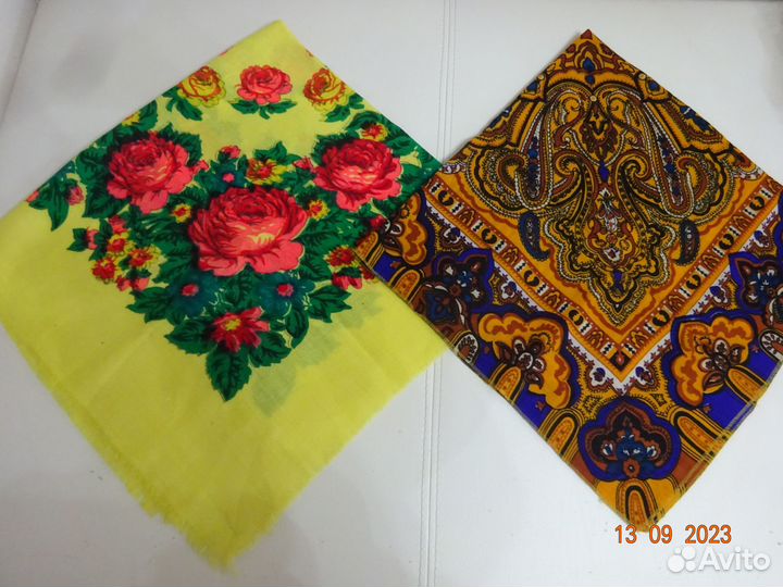 Платки винтаж СССР