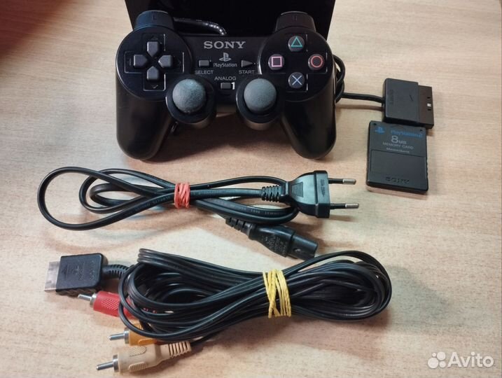 Sony PlayStation 2 Slim, идеально читает диски