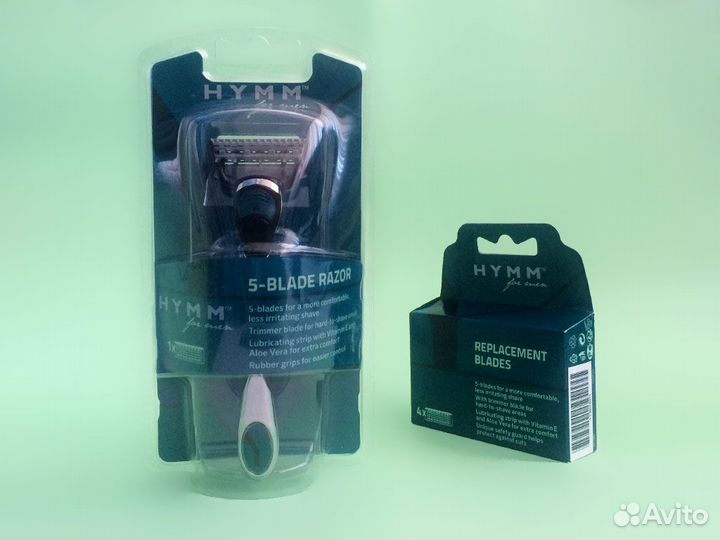Мужская бритва Амвэй Hymm пять лезвий и триммер