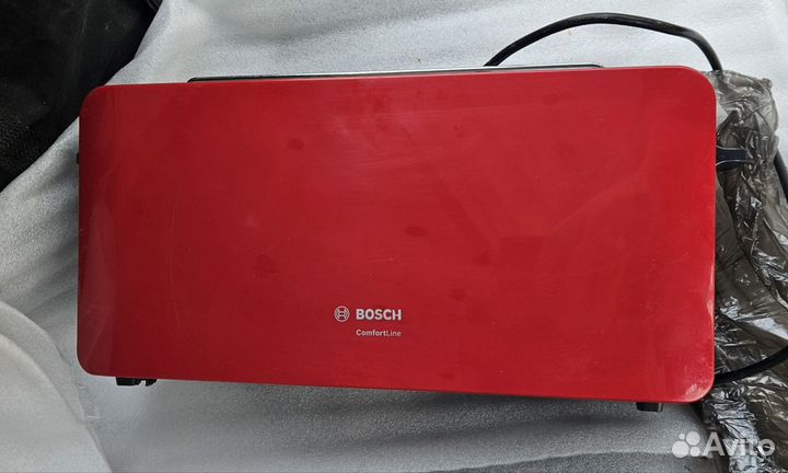 Тостер Bosch красный