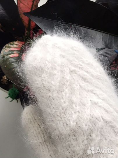 Варежки пуховые