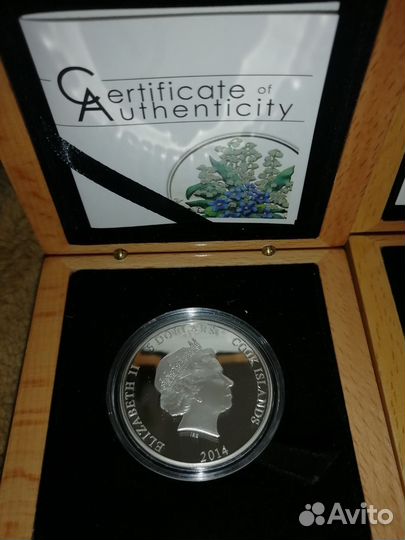 5 долларов О-ва Кука Набор из 2 монет Редкость