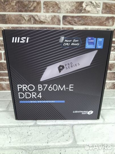 Материнская Плата пк MSI Pro B760M-E