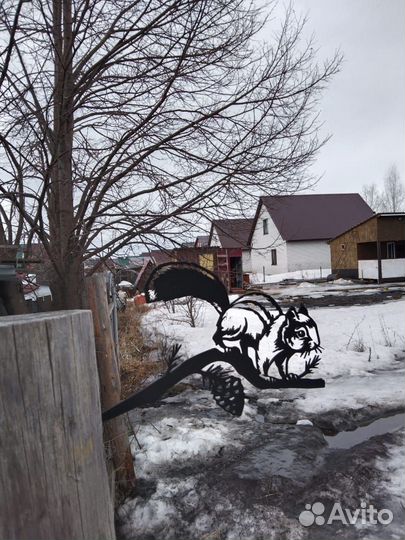 Садовая фигура из металла 