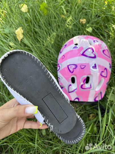 Роликовые коньки детские с защитой