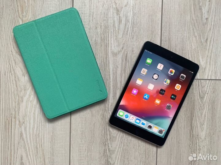 iPad mini2 32gb WiFi,Sim + новый чехол