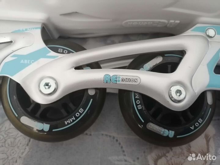 Роликовые коньки р. 37 женские новые reaction