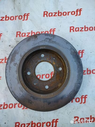 Диск тормозной задний Mitsubishi Colt 2002-2012