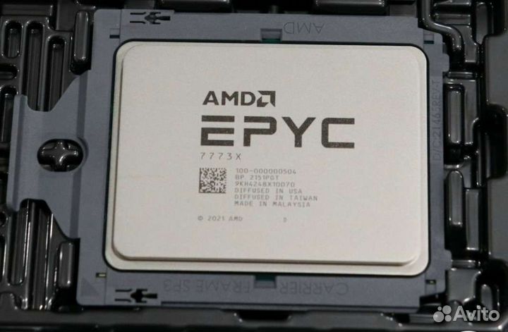 AMD epyc 7773x 64 ядра 2.2-3.5Ghz 768mb 280w
