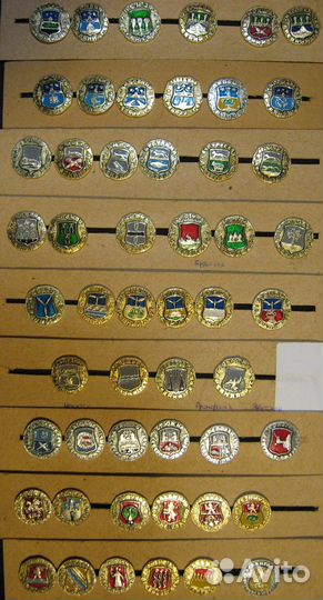 Значки гербы городов