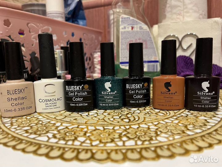 Гель-лаки, топы, завершающее покрытие