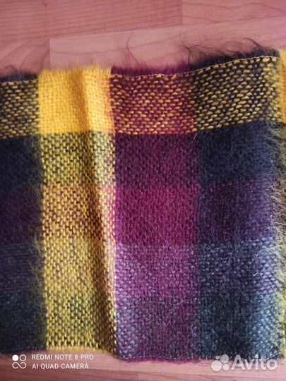 Мужской шарф мохеровый