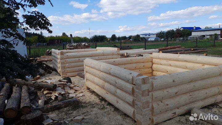 Сруб 3*3 сосна, липа