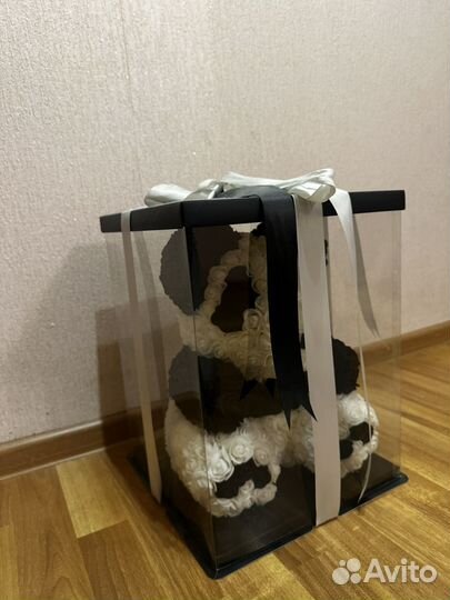 Мишка из роз