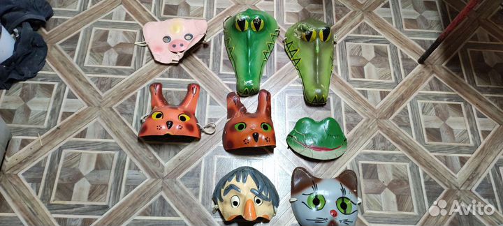 Новогодние маски СССР