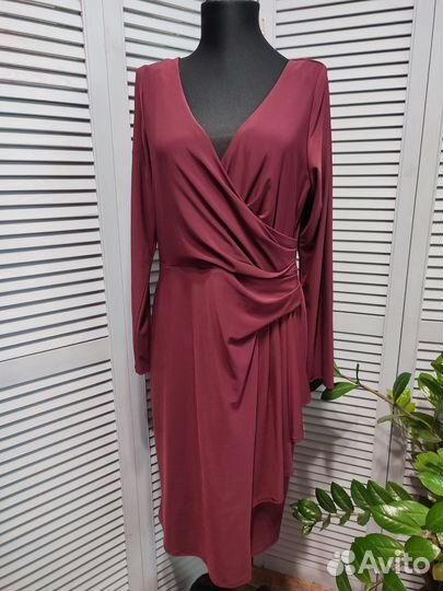 Вечернее платье с драпировкой Alexon размер 46