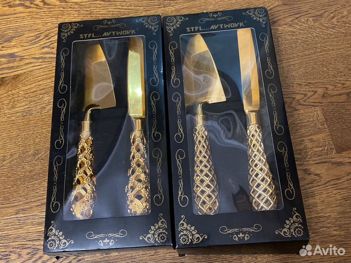 Украшения для торта нож и лопатка