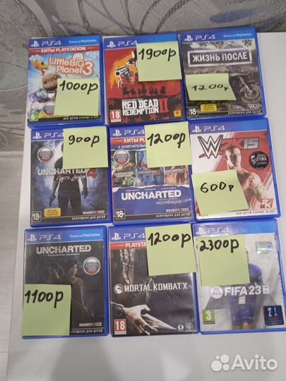 Игры для приставок ps4