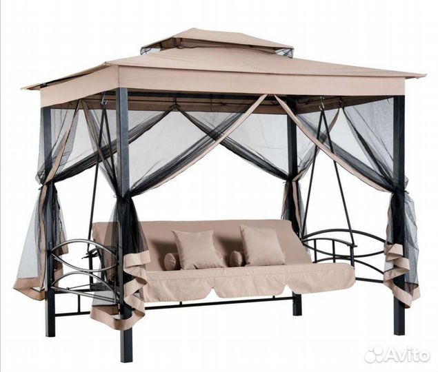 Новые садовые качели беседка Ливерпуль