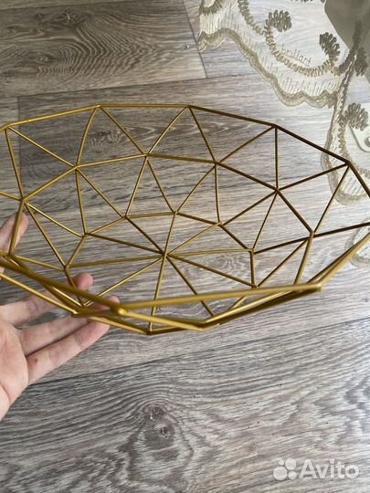 Посуда для фруктов металлическая