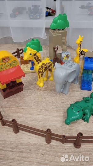 Lego duplo пожарная машина, зоопарк